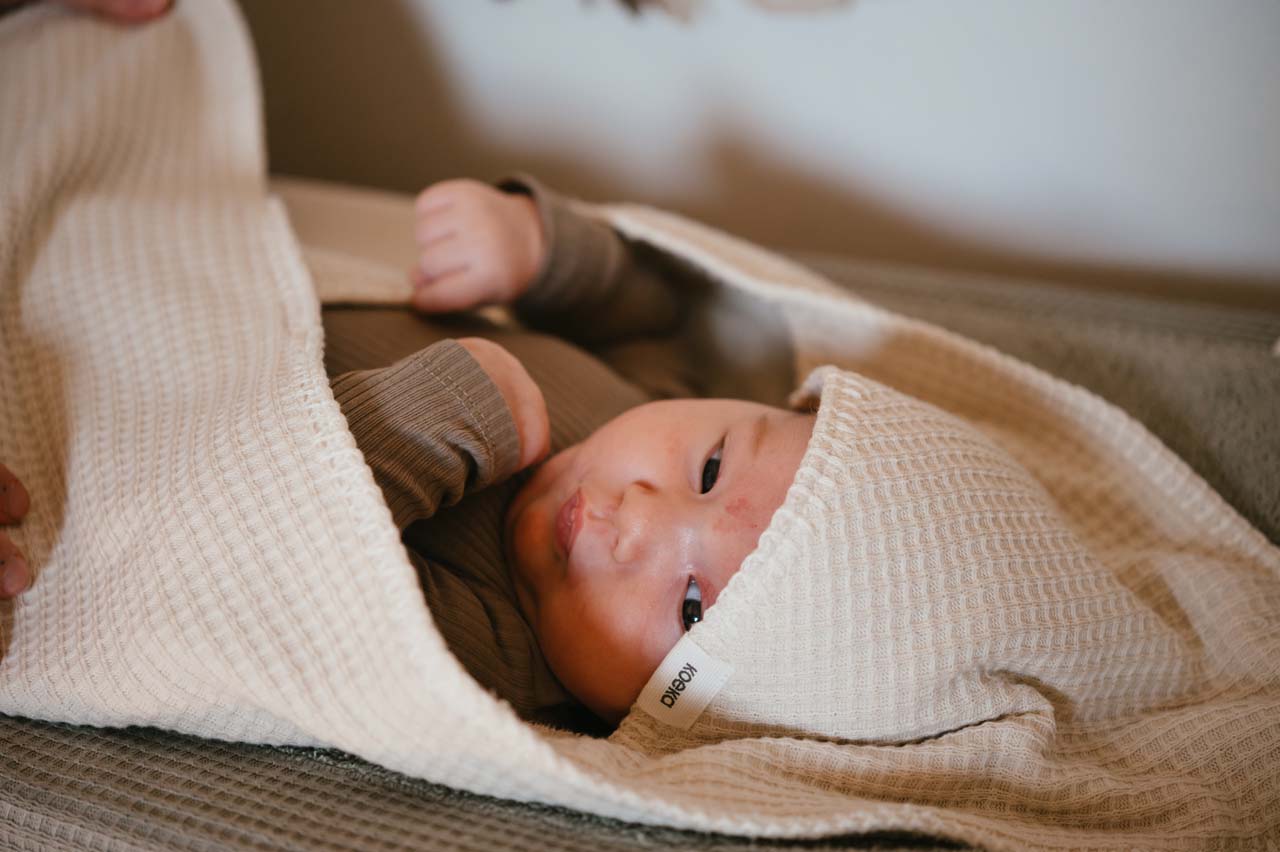 Omslagdoek Terry Malaga warm white