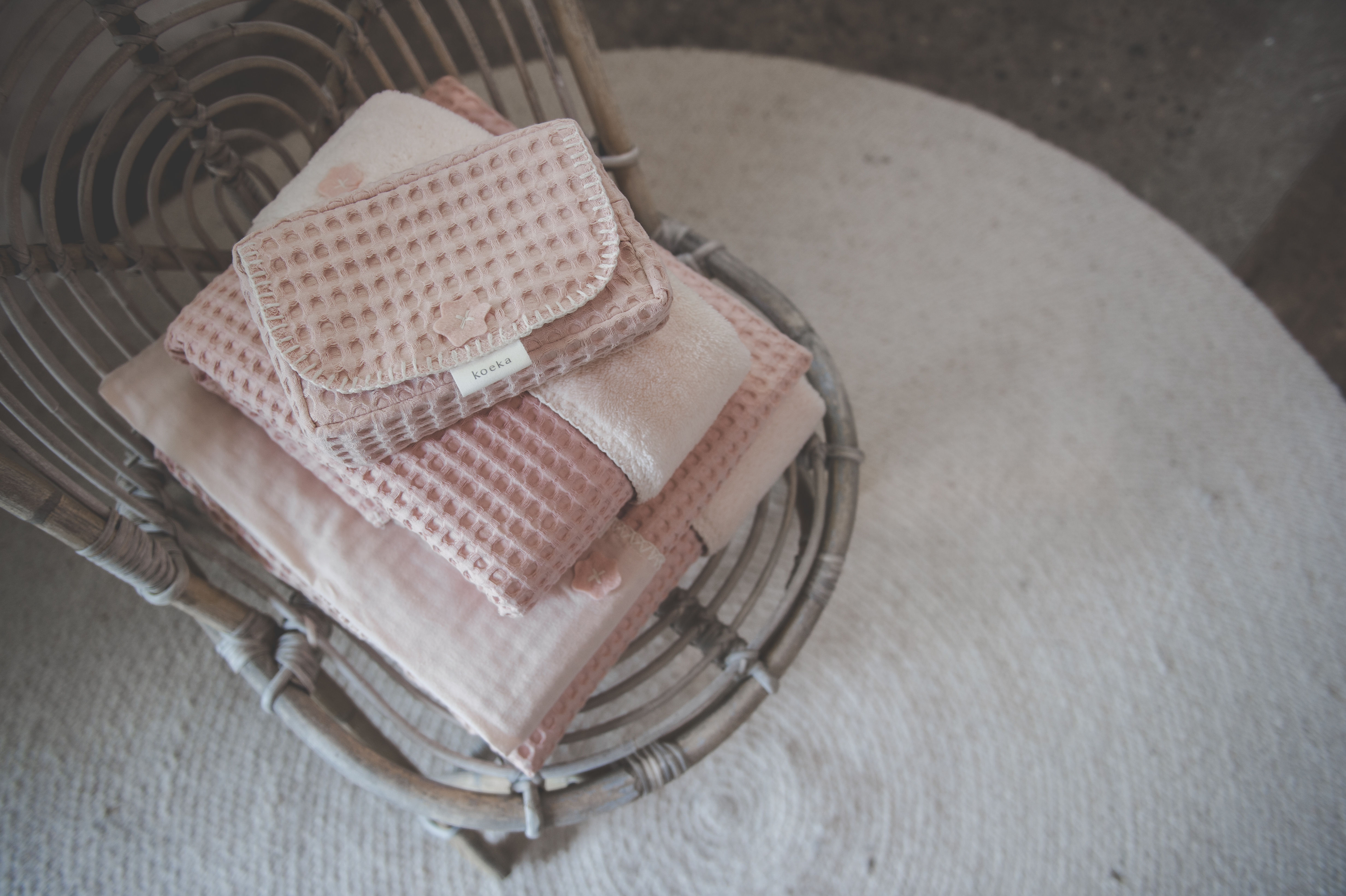 Hoes Voor Babydoekjes Wafel Antwerp shadow pink