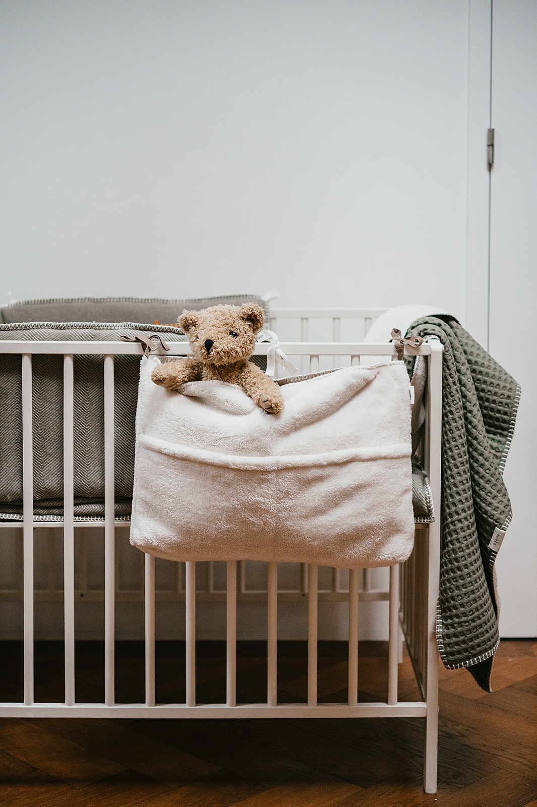 Ledikantdeken Wafel/teddy Oslo moss