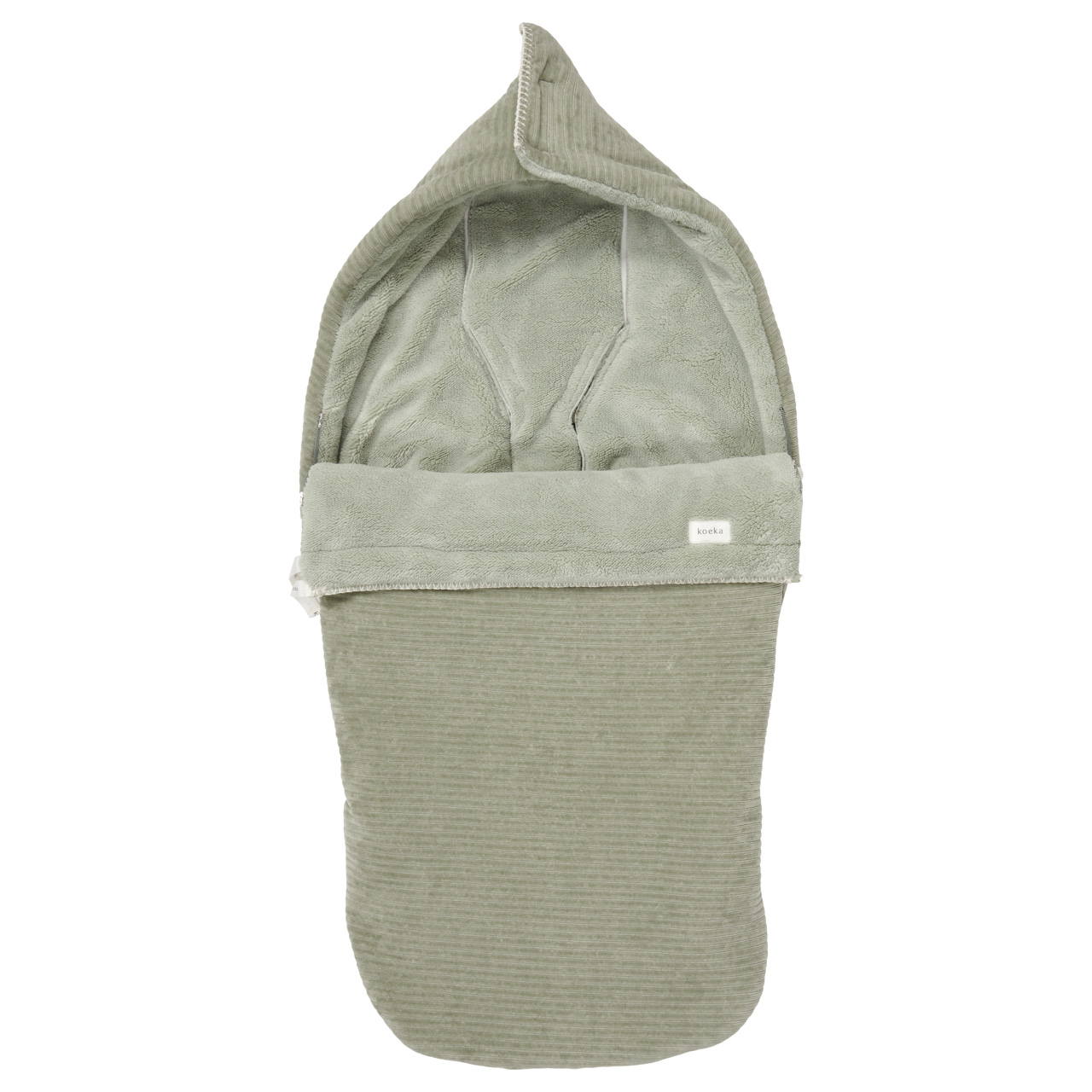 Chancelière de poussette teddy Vik shadow green