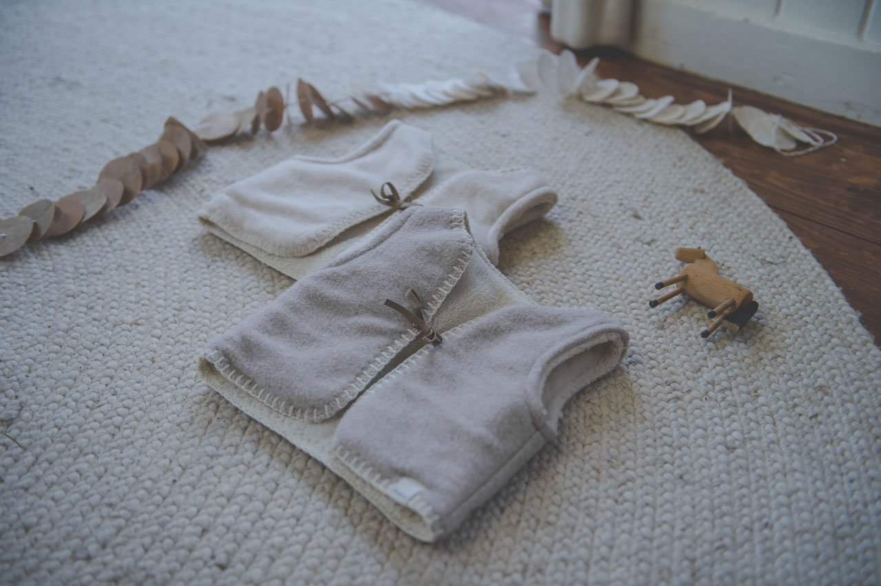 Baby Gilet Reversible Denver clay