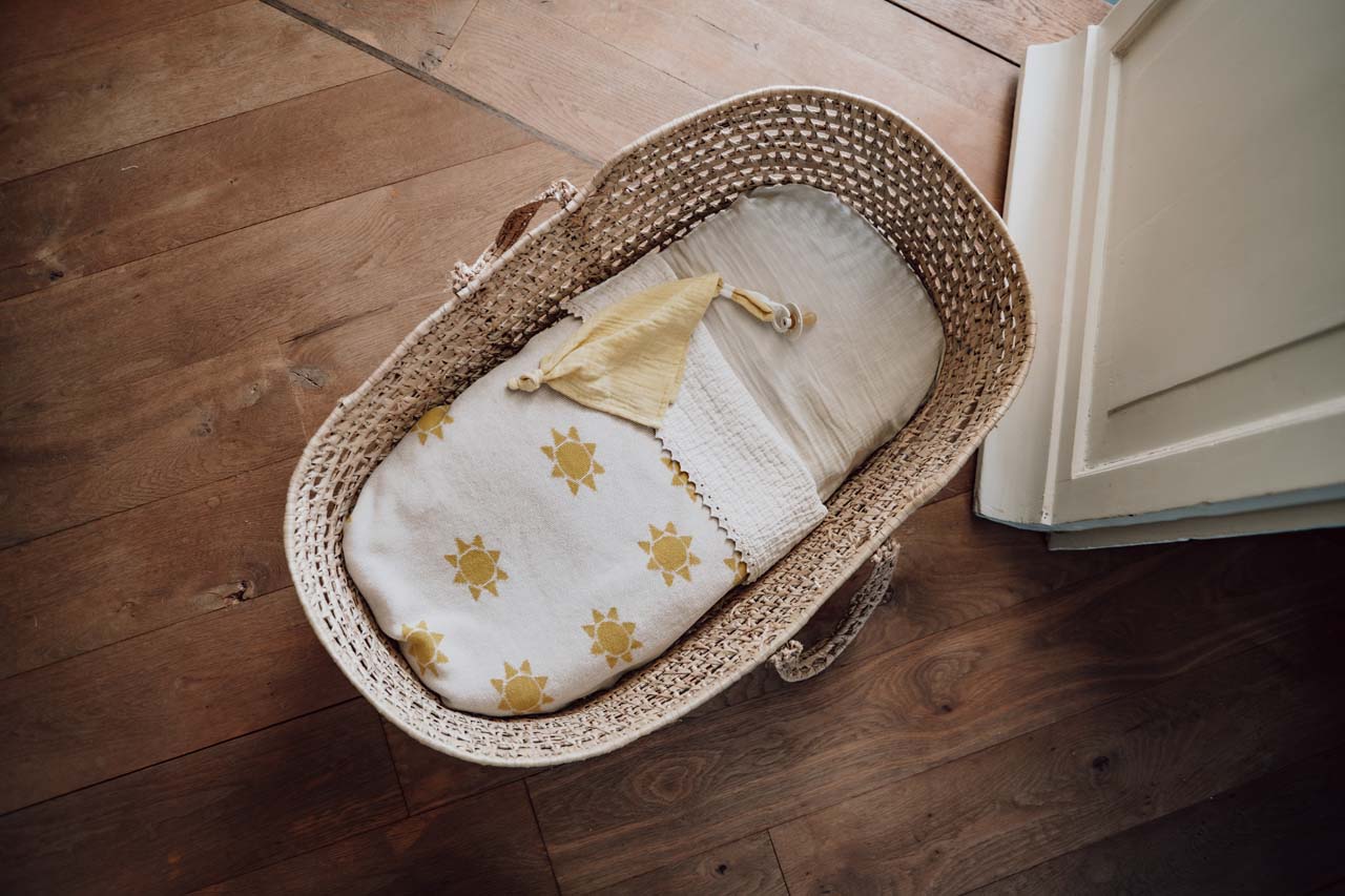 Couverture berceau Sunny milky