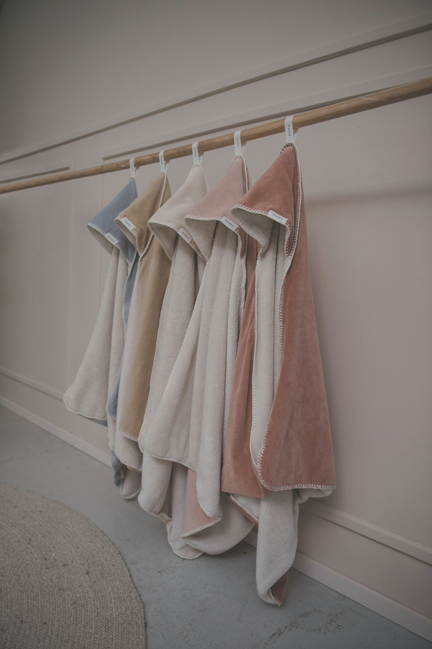 Wrap towel teddy Oddi soft earth