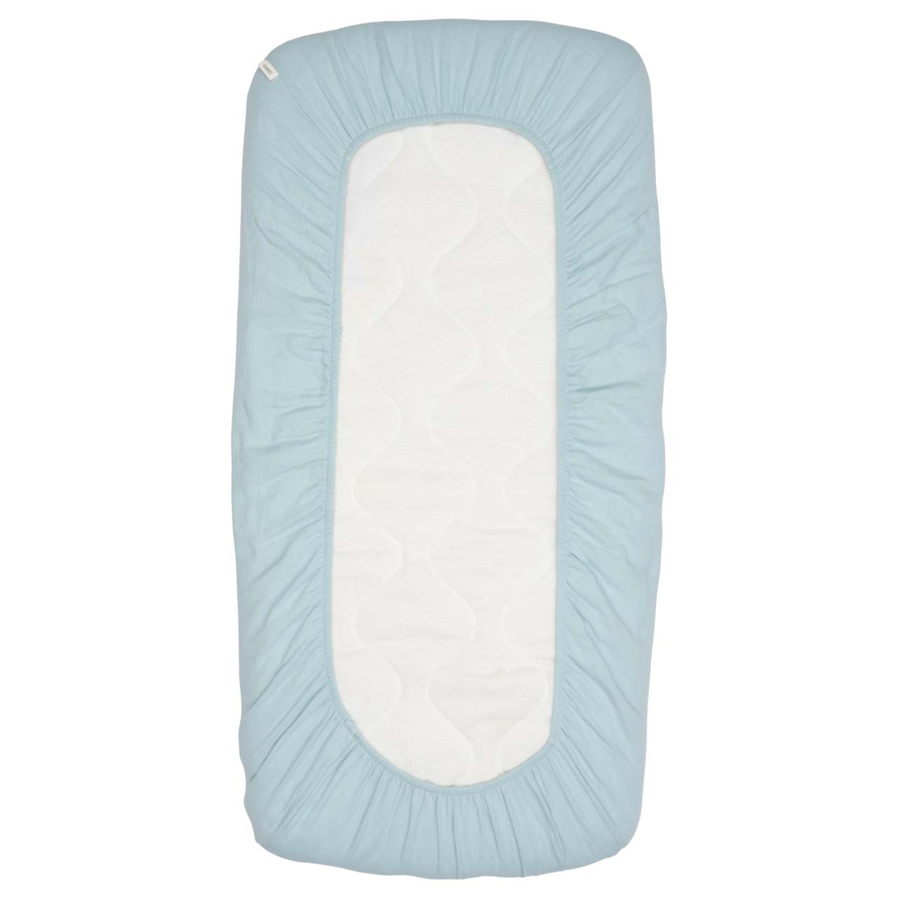 Wieglaken En Hoeslaken Set Ruffle Faro sky