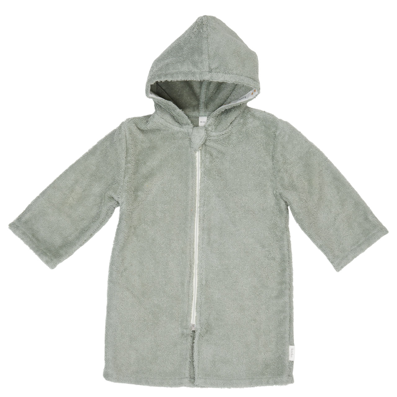 Bathrobe zipper Dijon Daily shadow green
