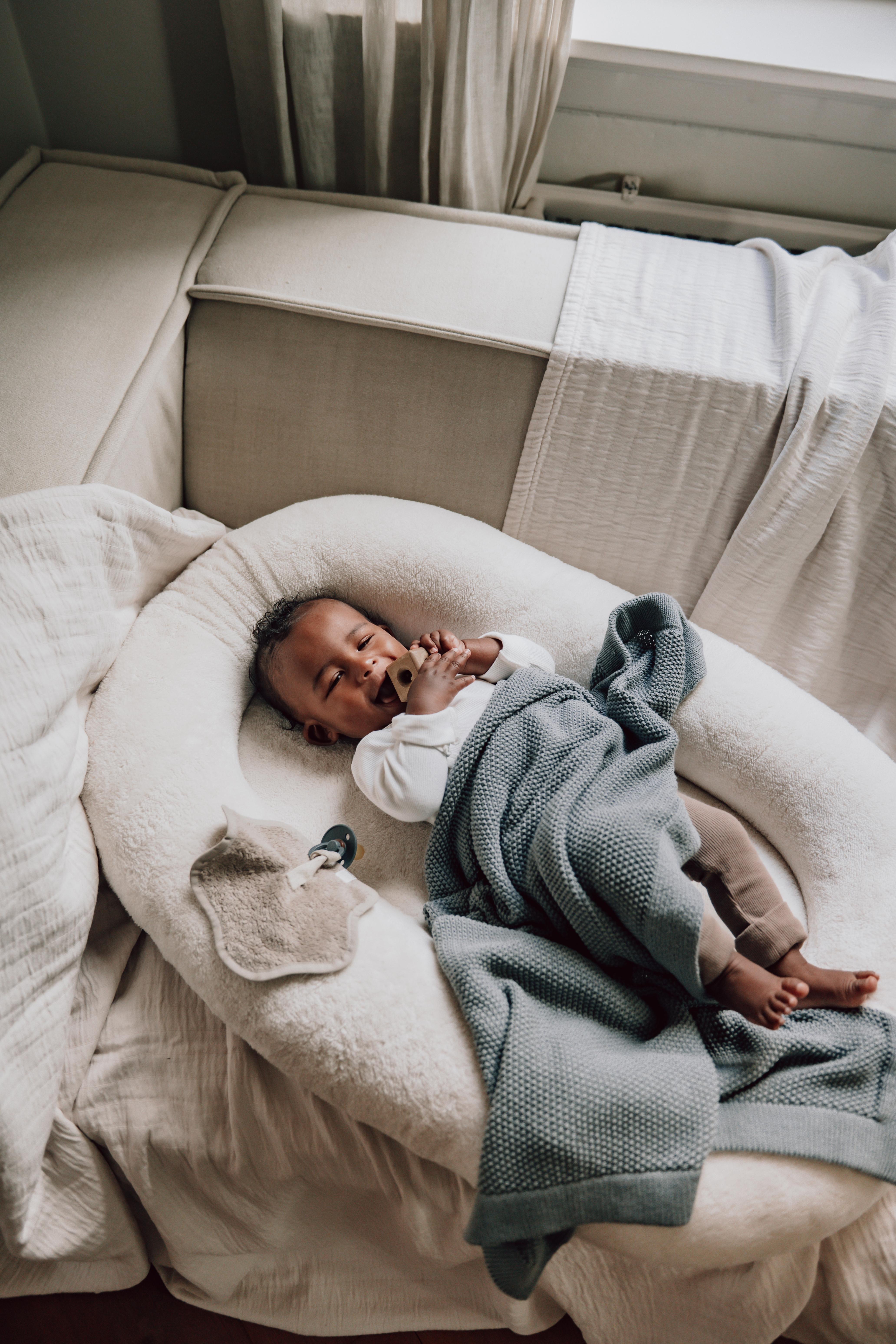 Cot blanket Lisbon dew