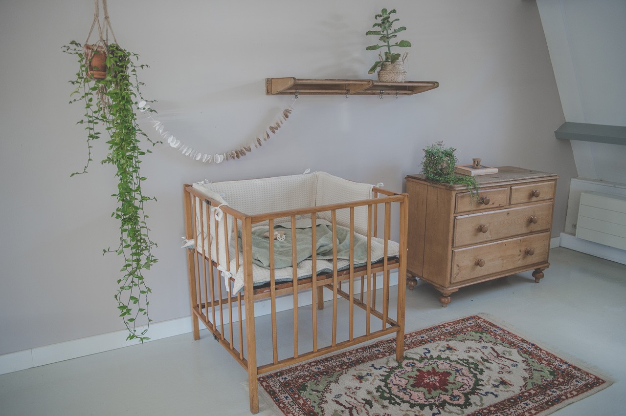 Play pen - / Cot bumper Amsterdam natural