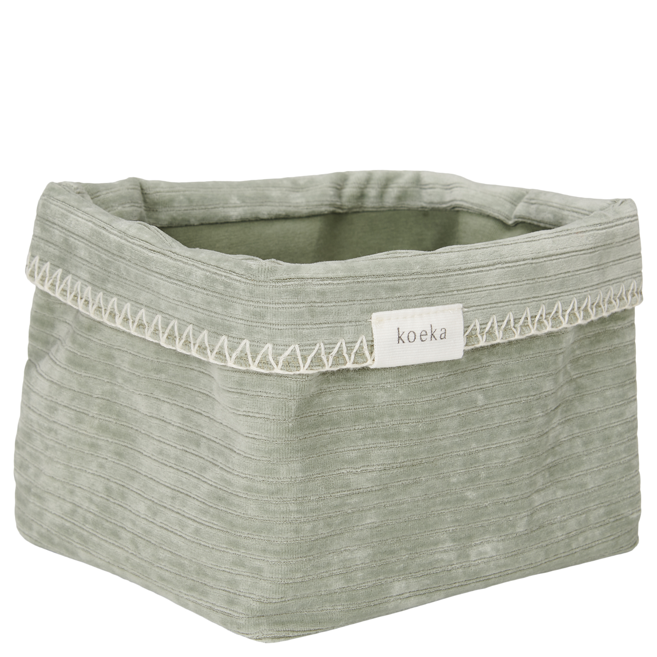 Nursery basket Vik shadow green