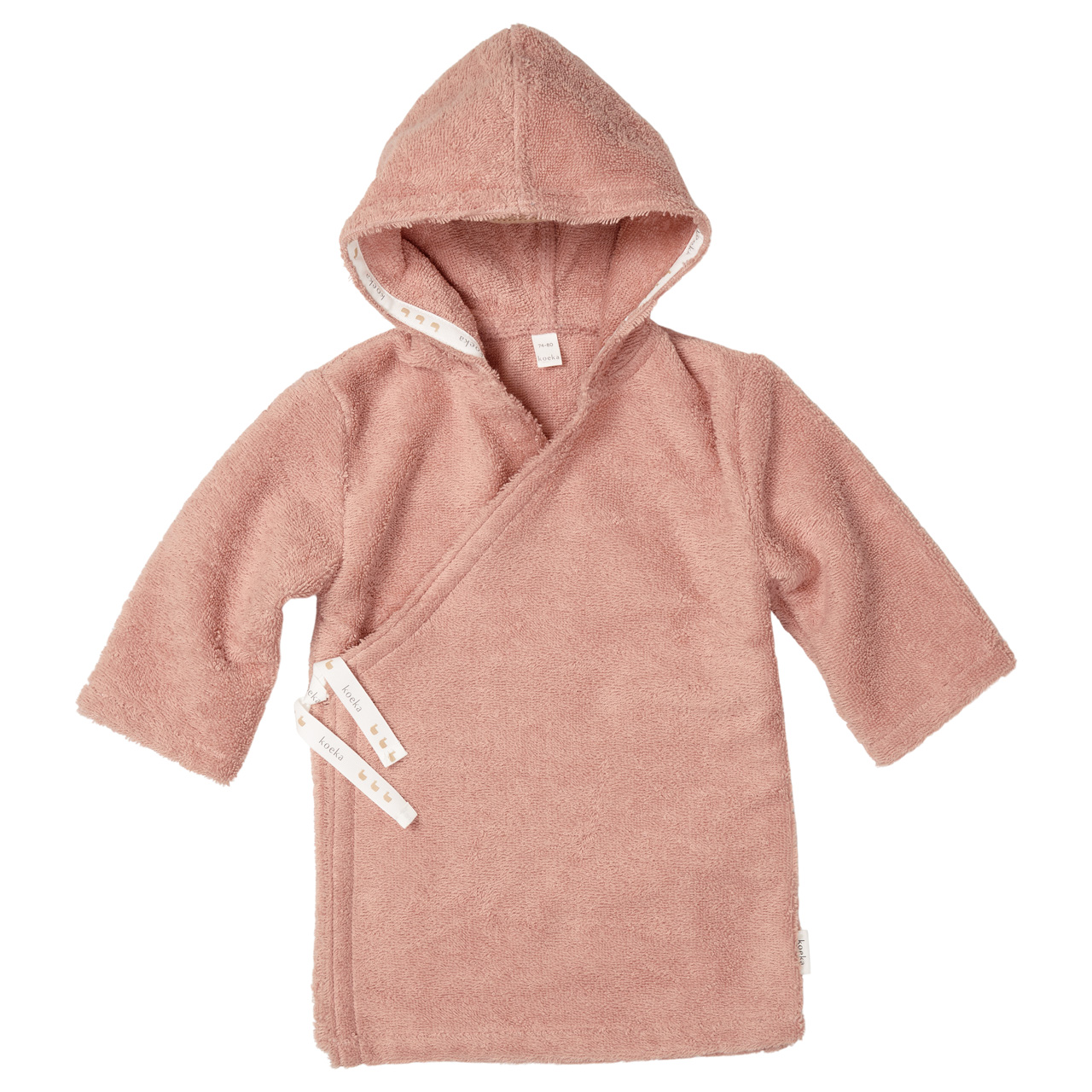 Baby bathrobe Dijon Daily earth rose
