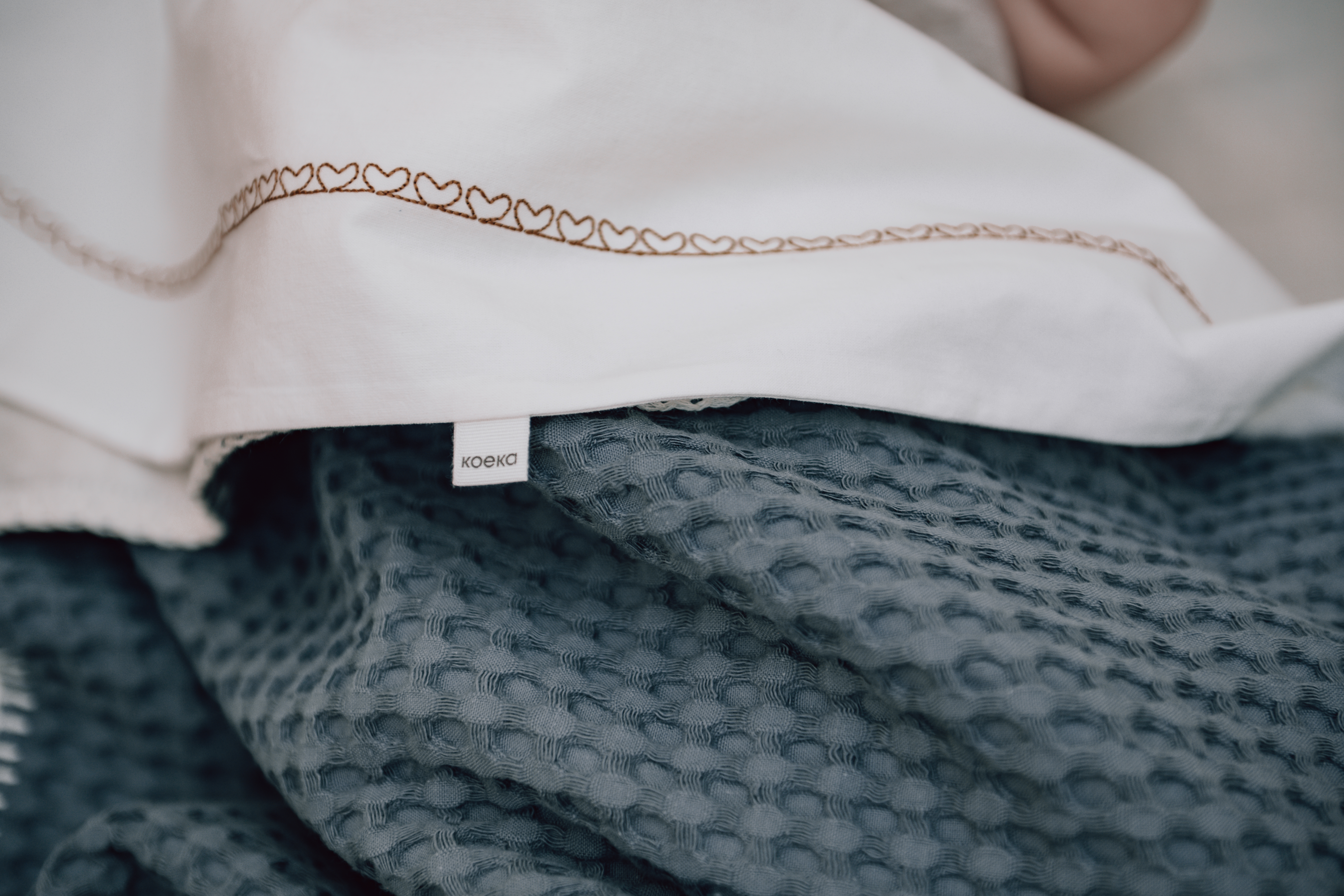 Babydecke Plüsch Oslo bluestone