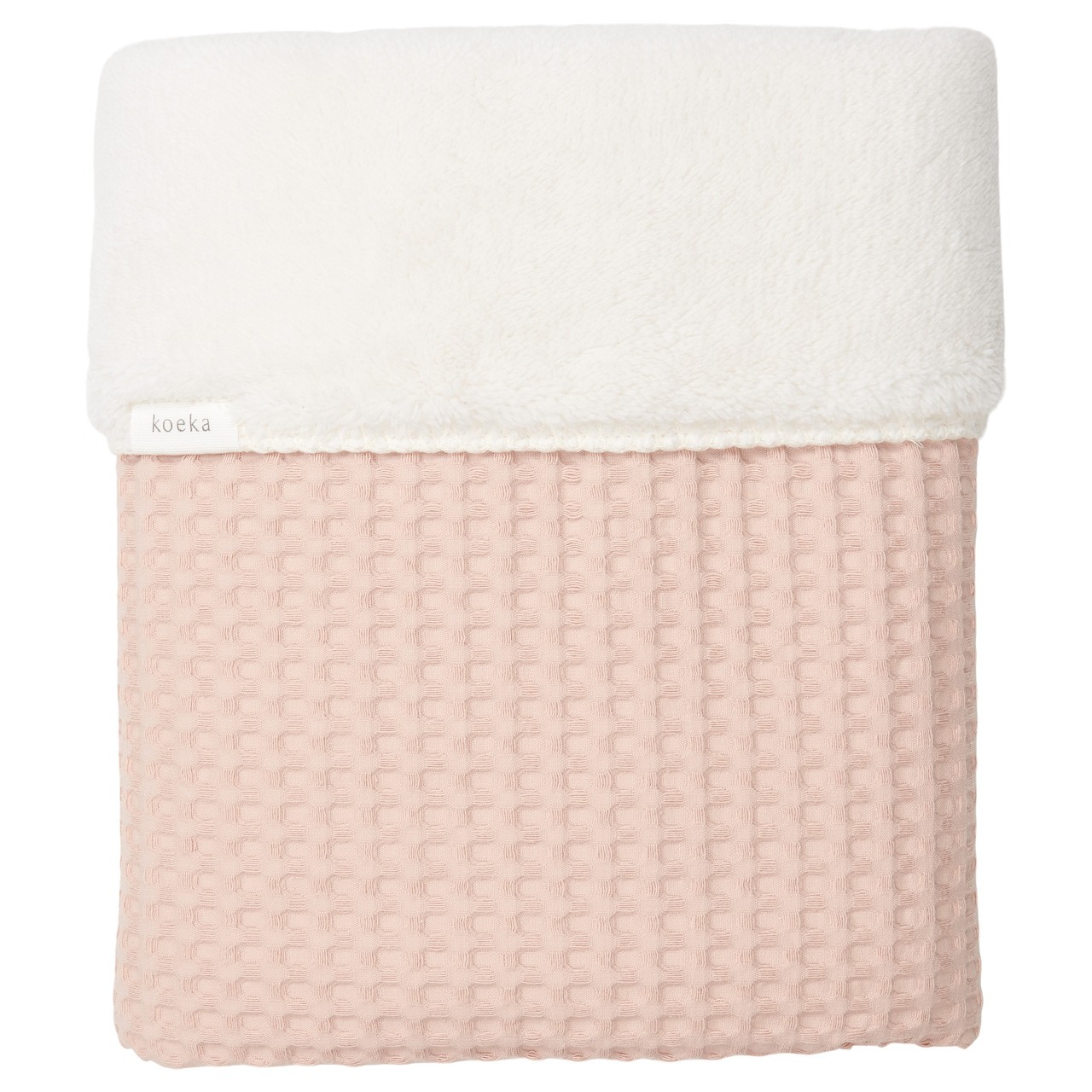 Cot blanket teddy Oslo rosa salt