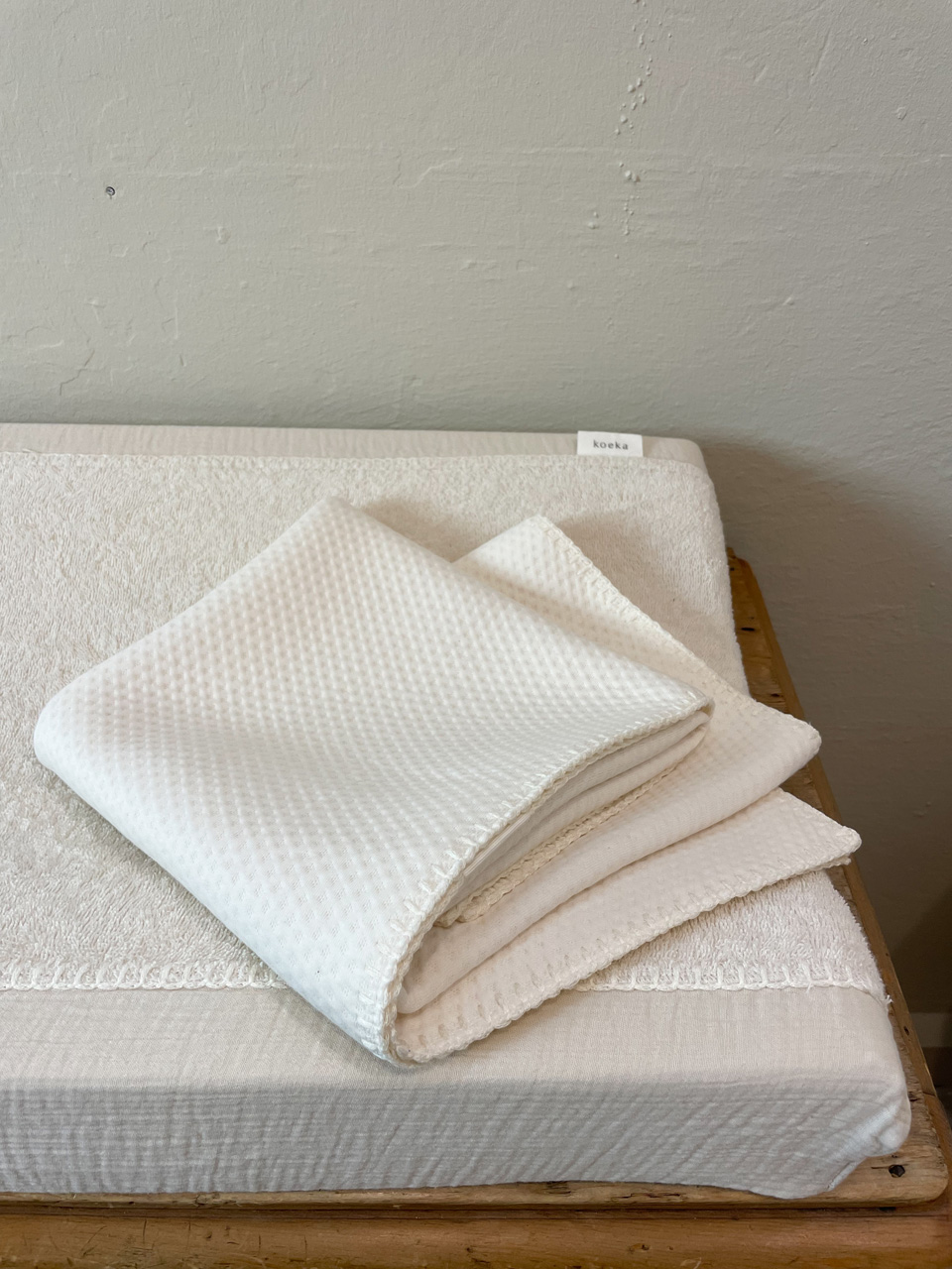 Couverture pour lit bébé Elim warm white
