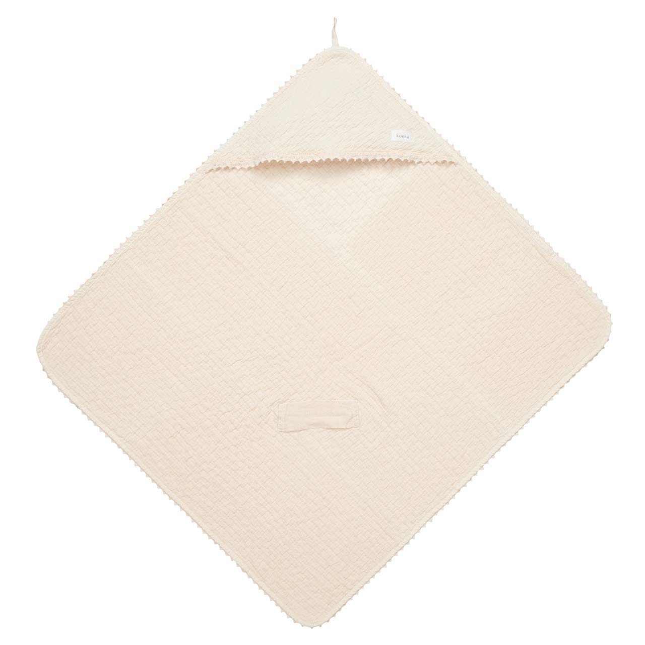 Couverture enveloppante lace Elba natural