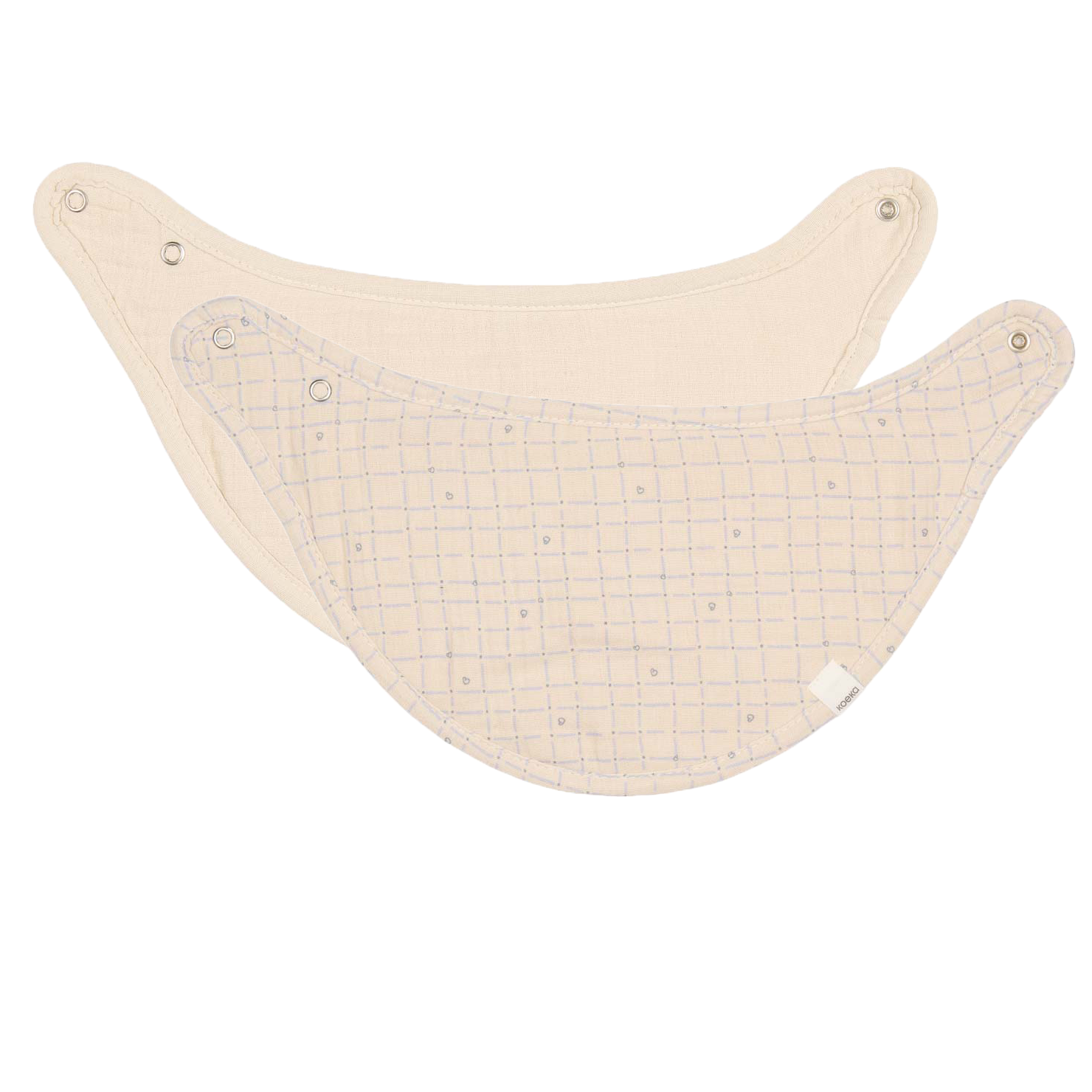 Halstuch Lätzchen 2-pack Lind warm white