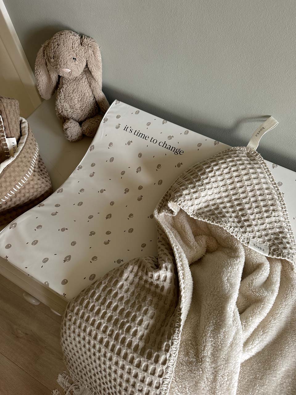 Jollein Aankleedkussenhoes Badstof 50x70cm - Soft Grey/Storm Grey - 2 Stuks Jollein Aankleedkussenhoes Badstof 50x70cm - Soft Grey/Storm Grey - 2 Stuks