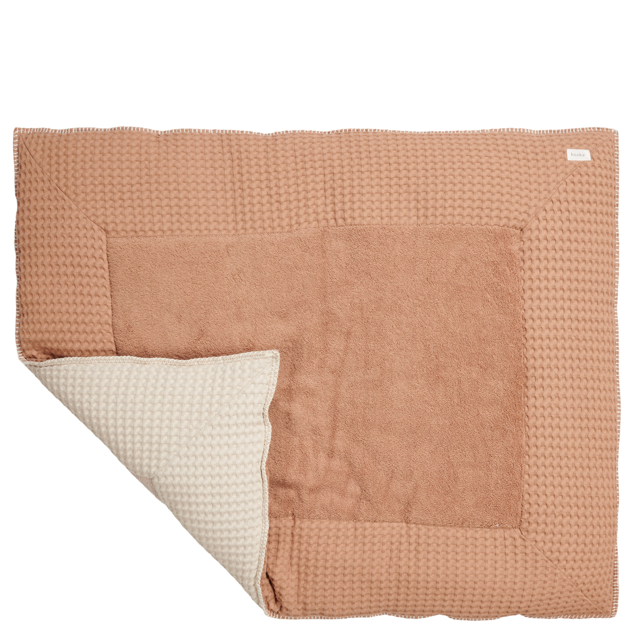 Boxkleed Wafel Amsterdam soft earth/sand