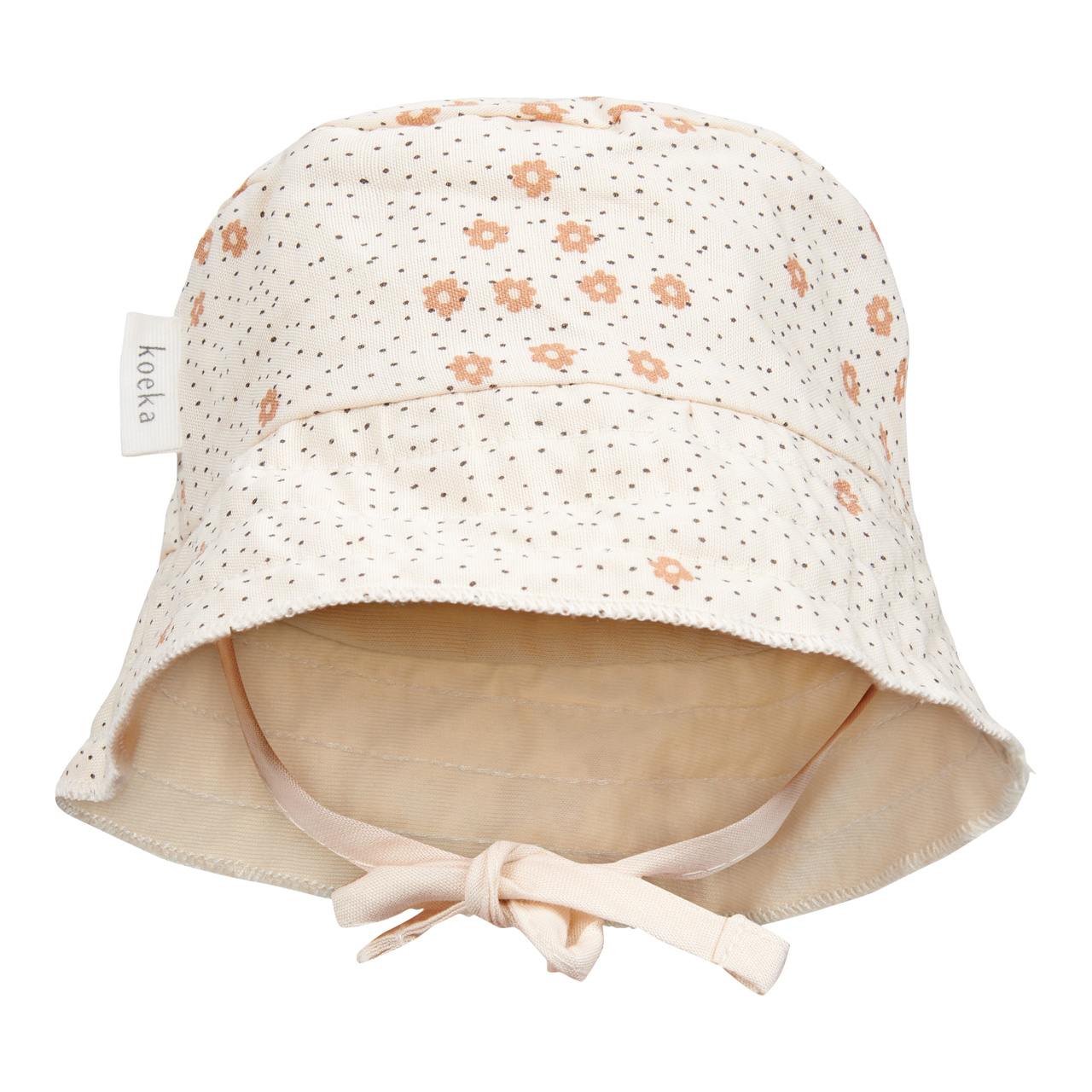 Baby summer bucket hat Sunnyside warm white