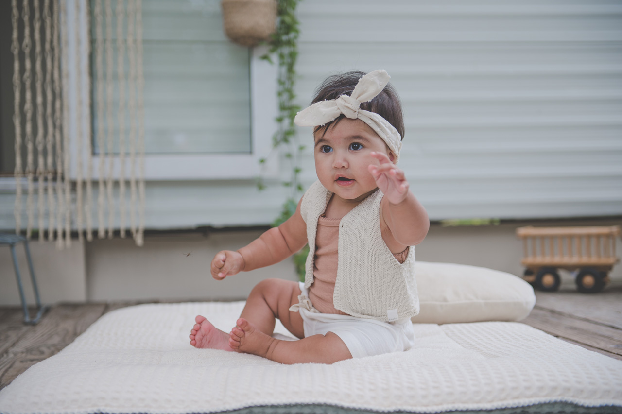 Baby Gilet Florin warm white