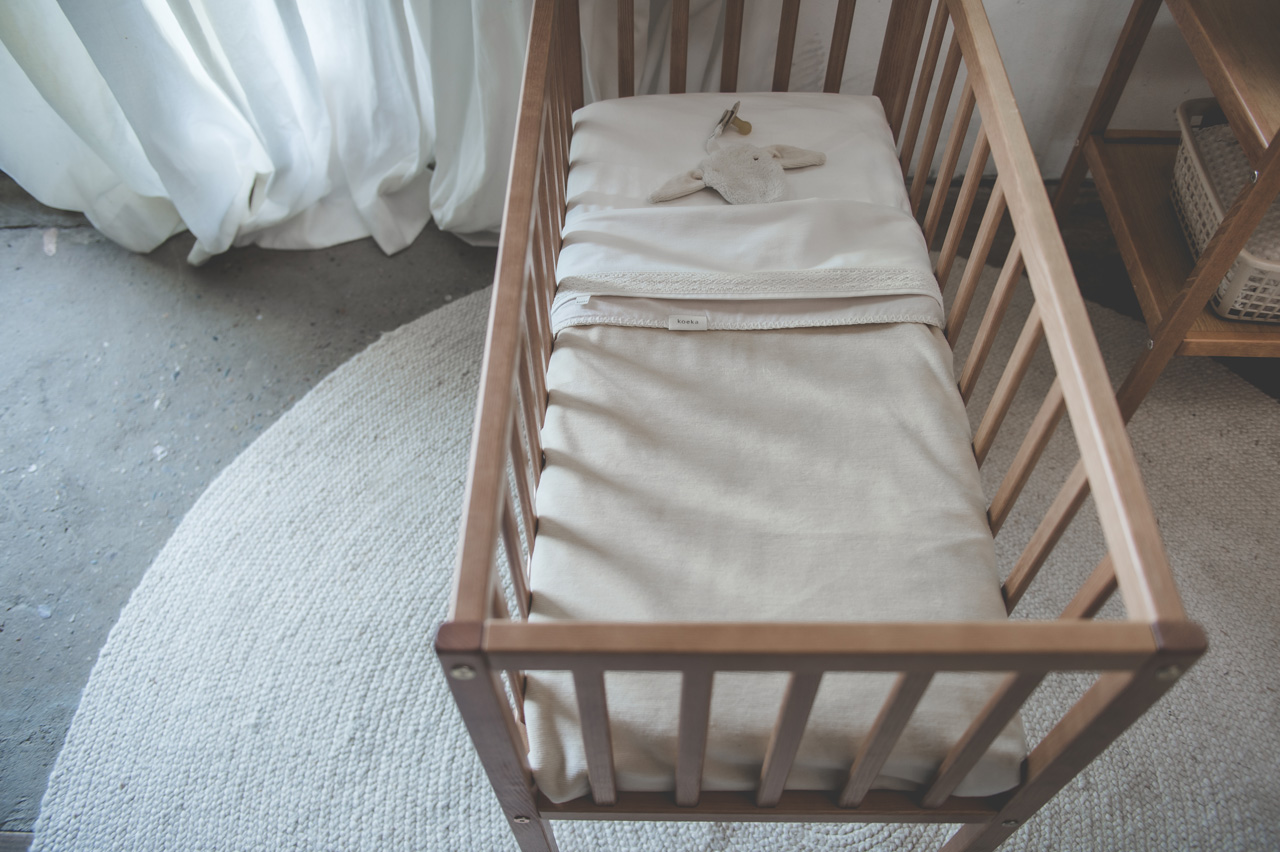 Ledikantdeken Flanel Oddi warm white