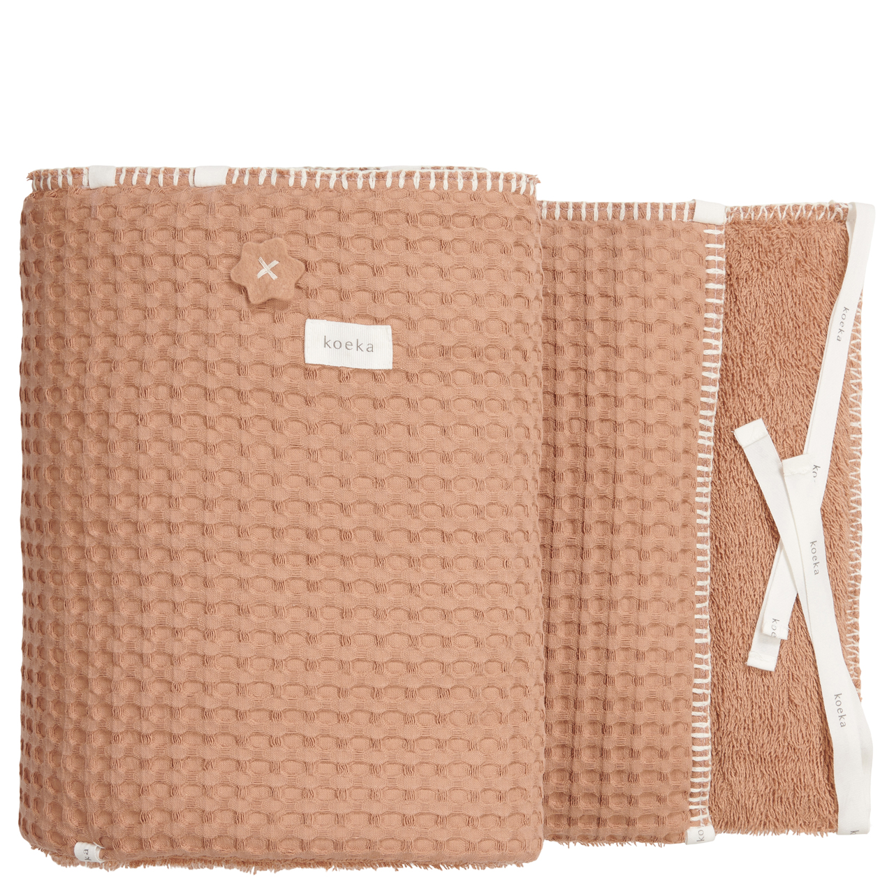 Play pen - / Cot bumper Amsterdam soft earth