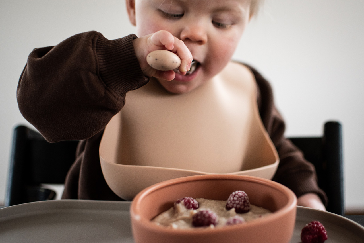 Toddler cutlery nude speckled