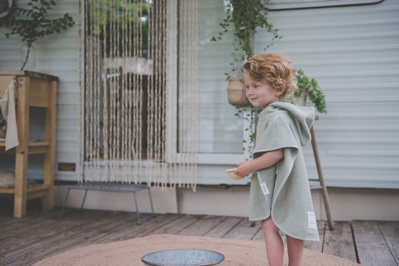 Badponcho Luz sage