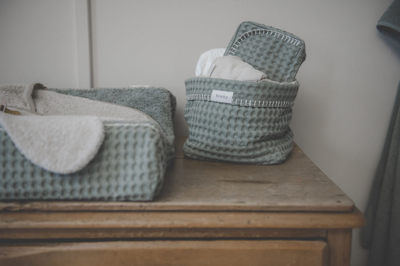 Baby wipes cover Antwerp shadow green