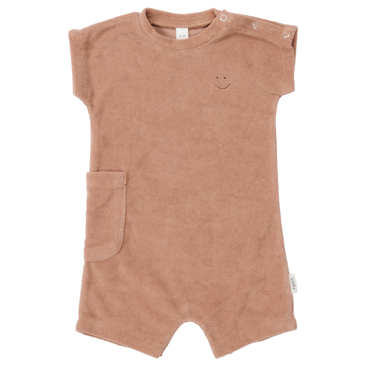 Baby one piece short Royan soft earth