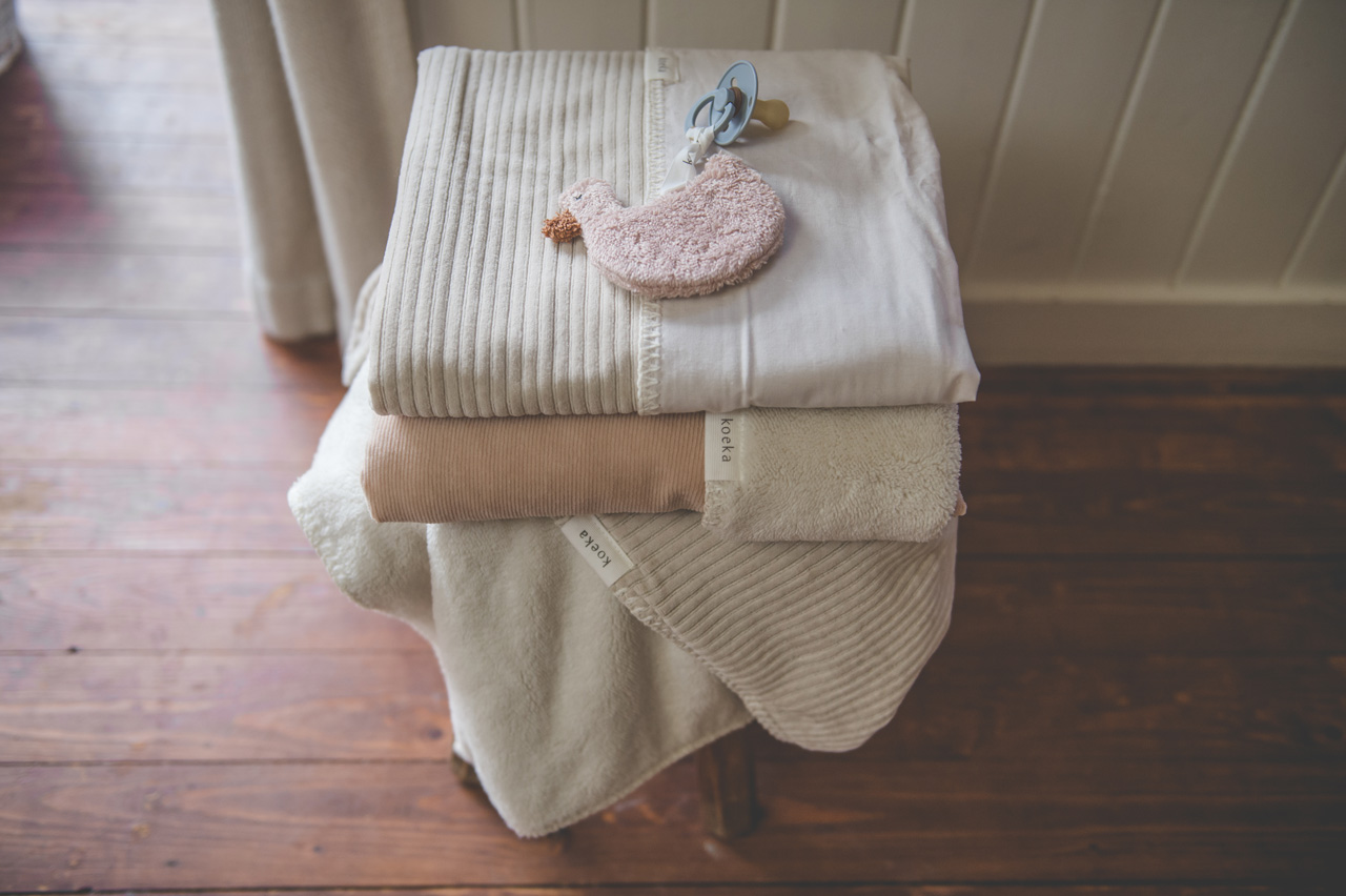 Wiegdeken Teddy Oddi rosa salt