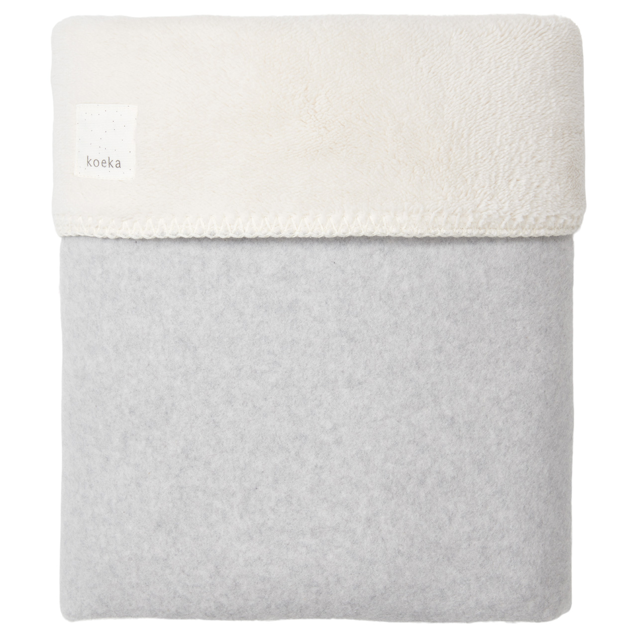 Ledikantdeken Teddy Denver soft grey