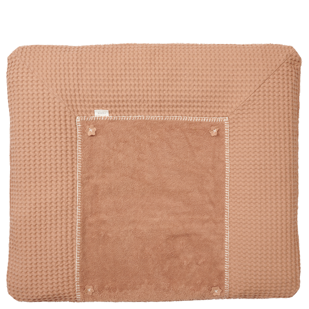 Aankleedkussenhoes Wafel Amsterdam Bonn soft earth