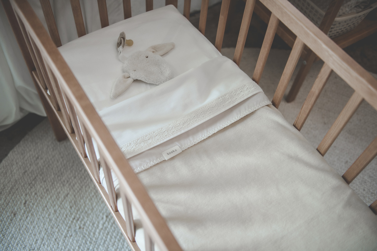 Ledikantdeken Flanel Oddi warm white