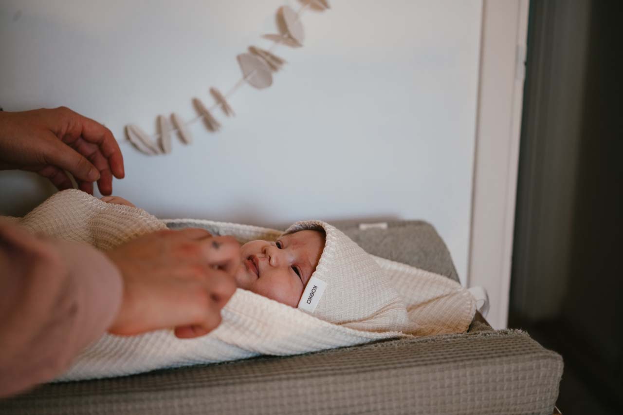 Omslagdoek Terry Malaga warm white