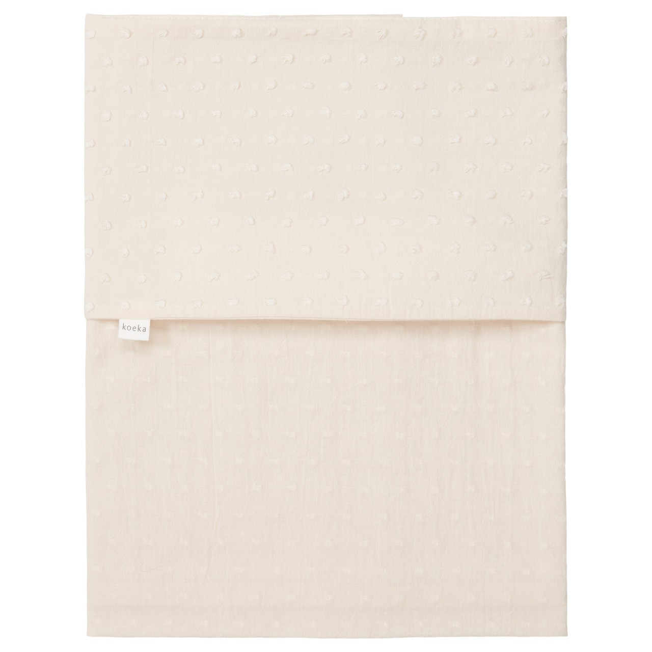 Drap plat lit berceau Napa warm white