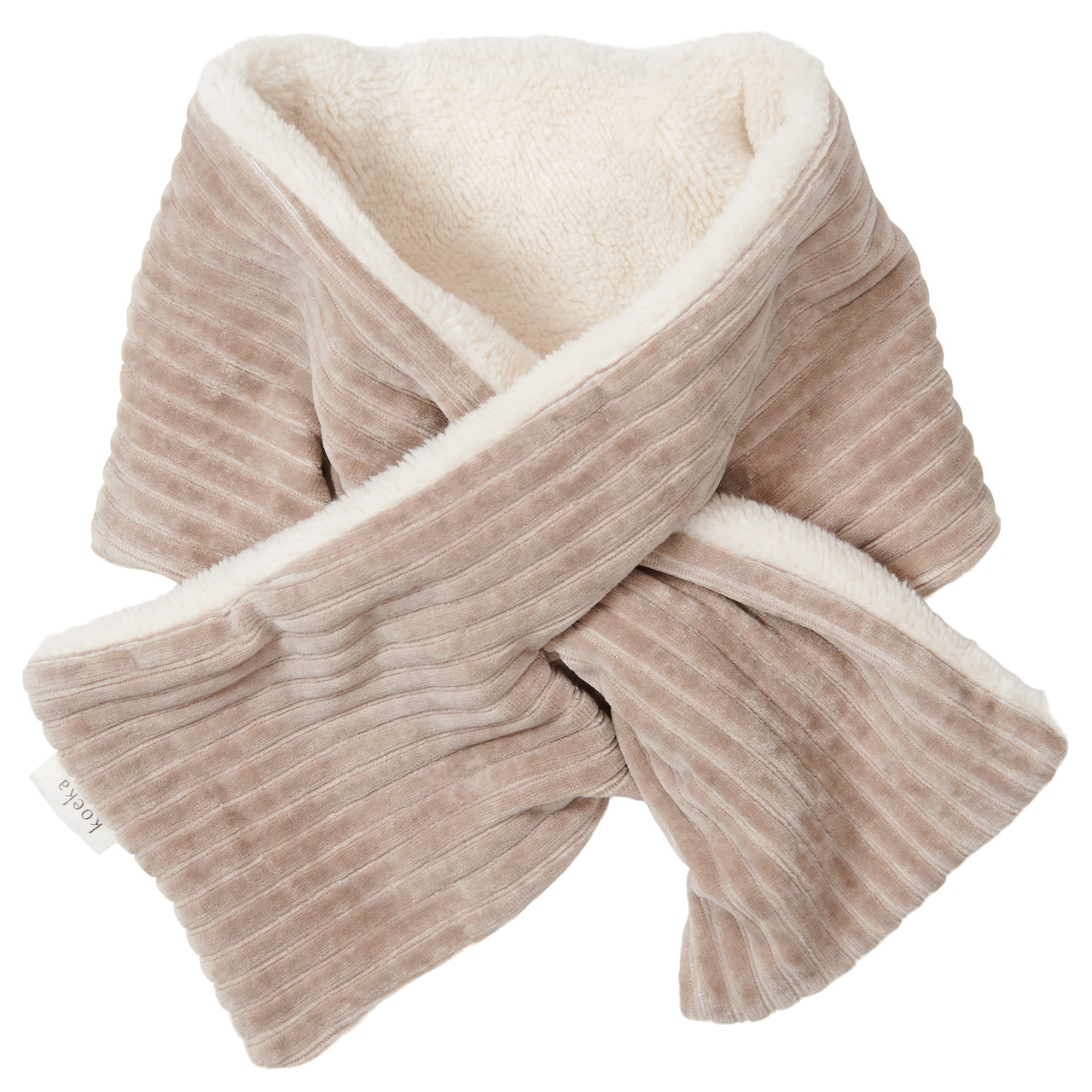 Scarf teddy Vik clay