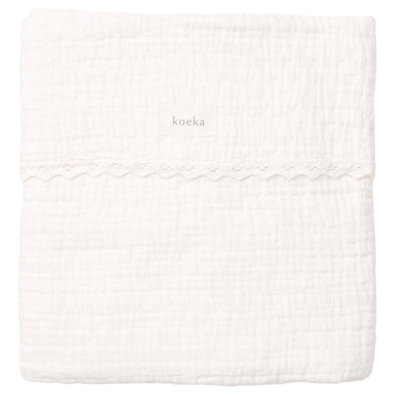 Couverture pour lit bébé teddy Elba milky