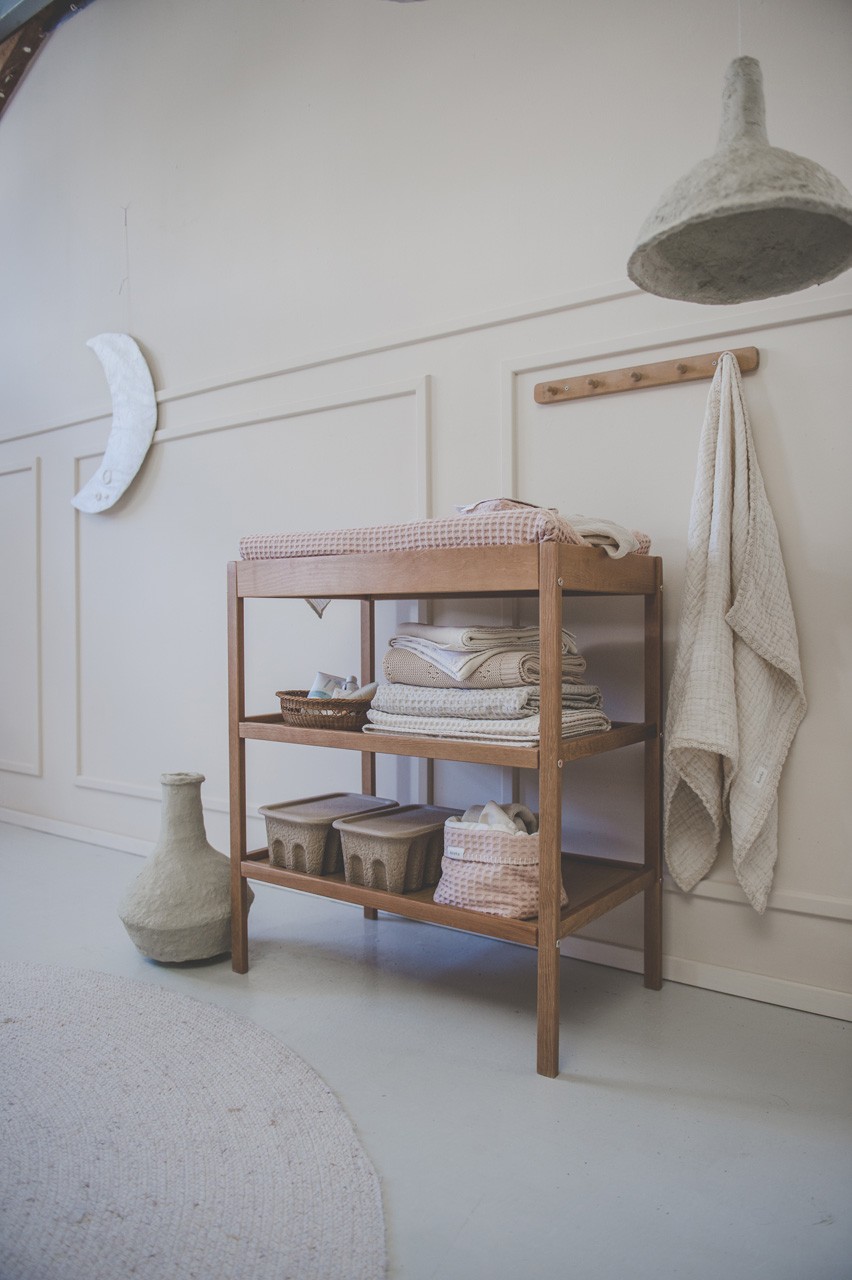 Nursery basket Antwerp rosa salt