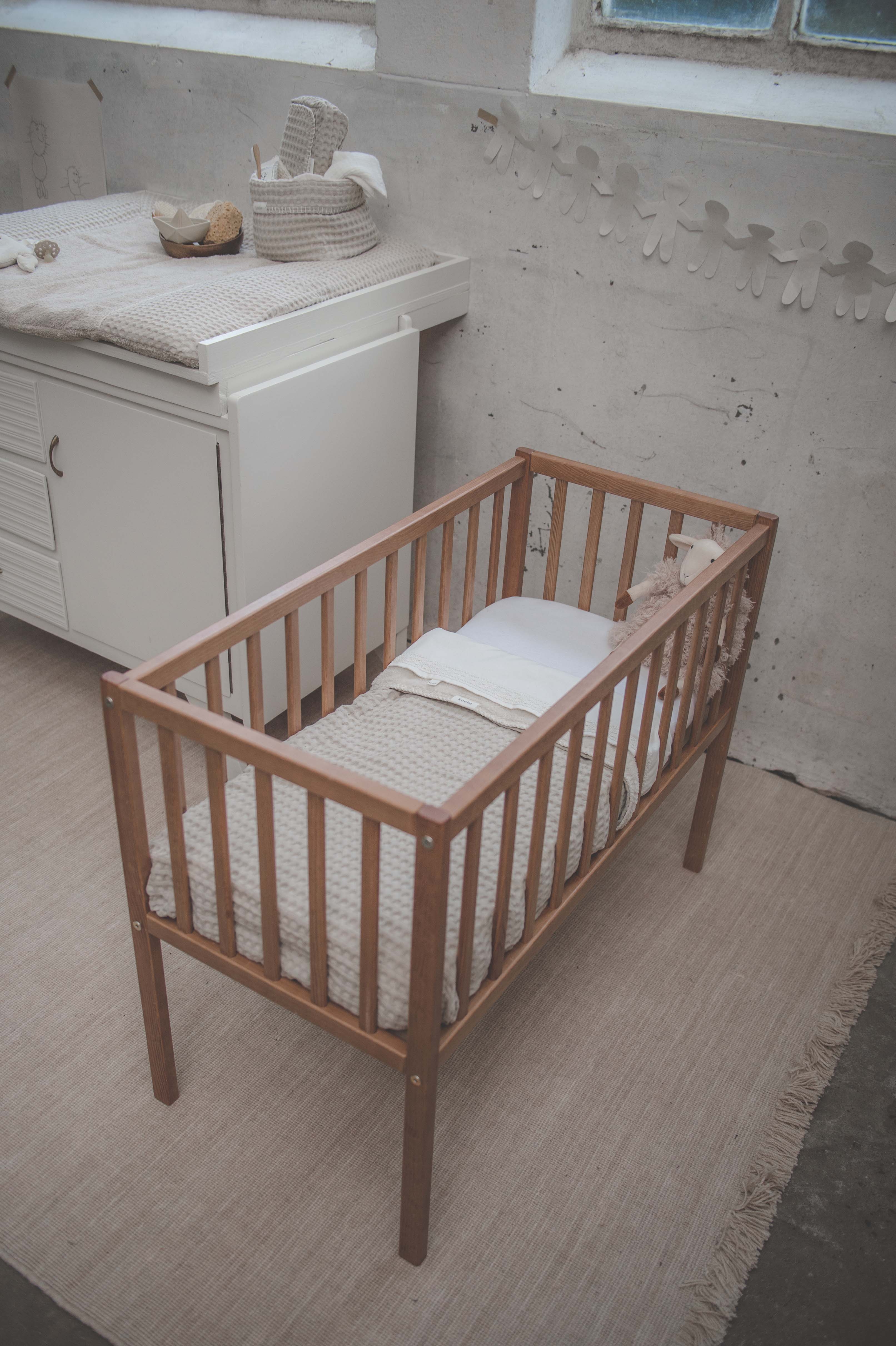 Bassinet blanket teddy Oslo sand