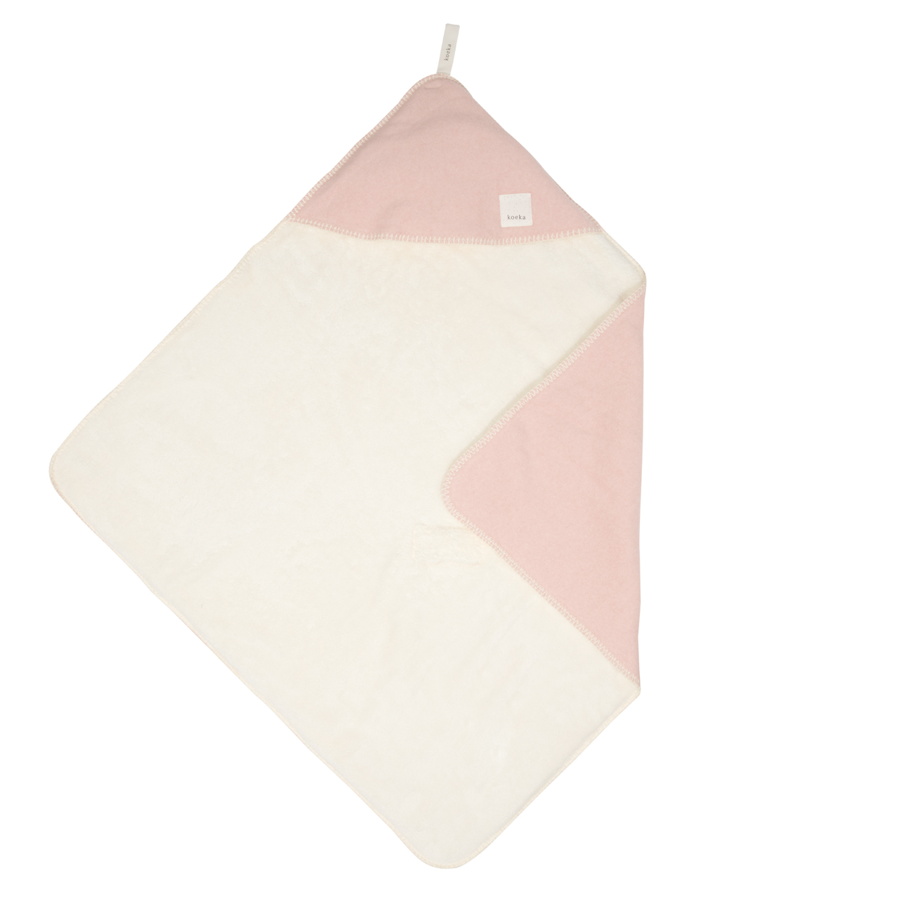 Wrap towel teddy Vancouver shadow pink mel./natural