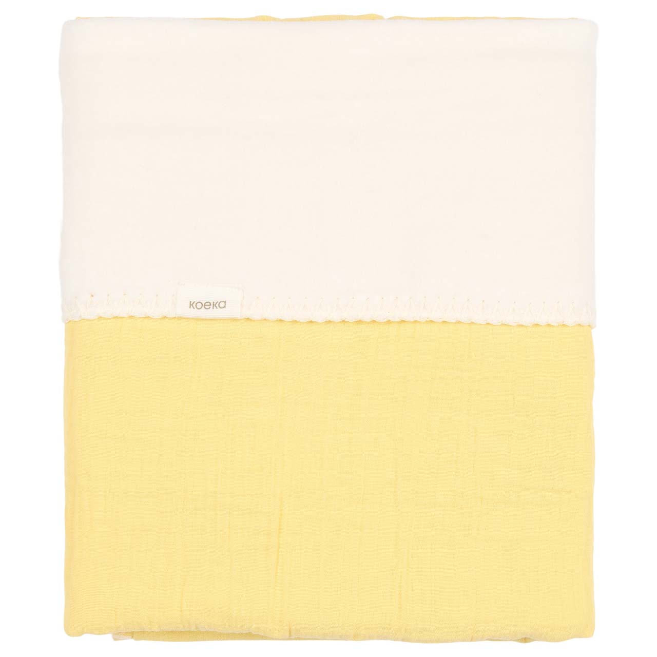 Couverture berceau cotton polaire Faro honey
