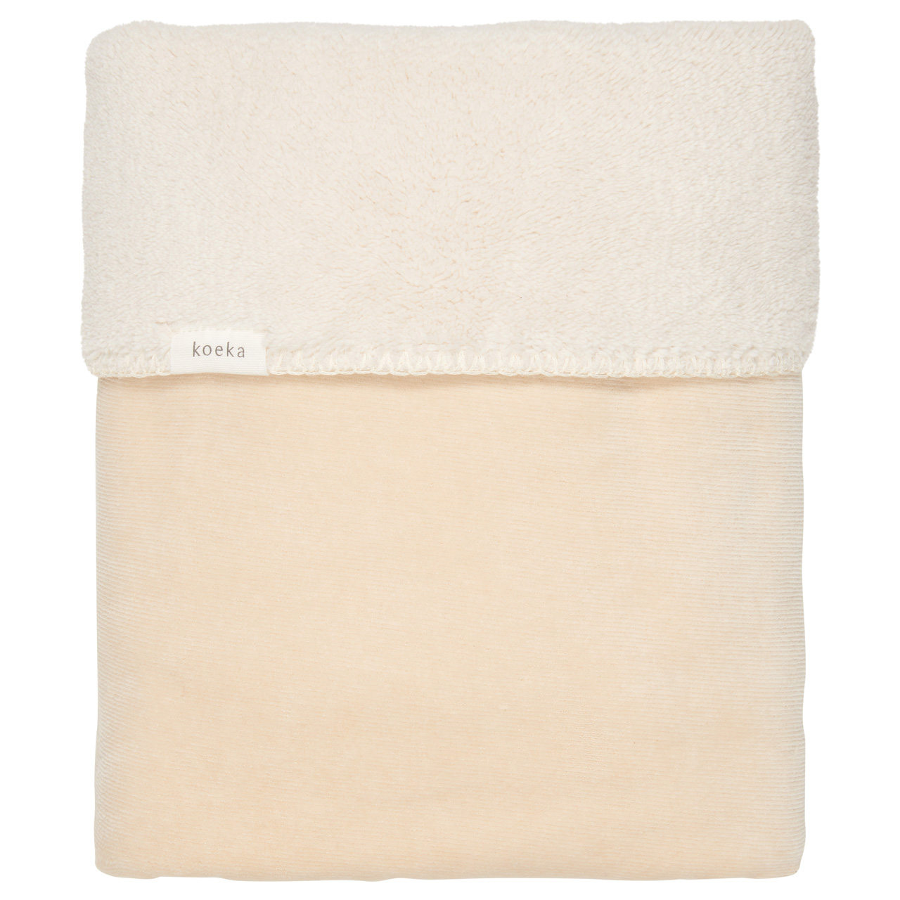 Single bed blanket teddy Oddi warm white