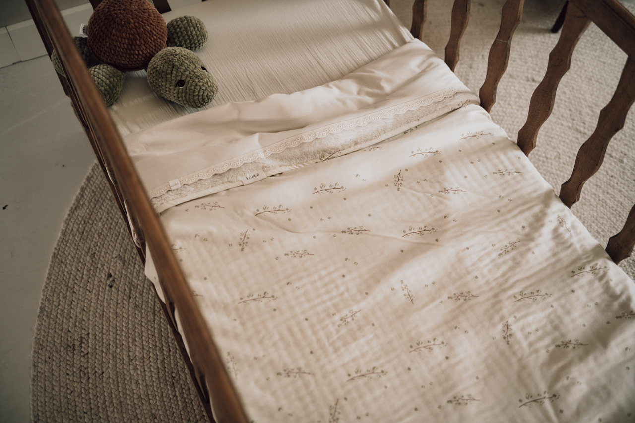Couverture pour lit bébé teddy reversible Coast warm white