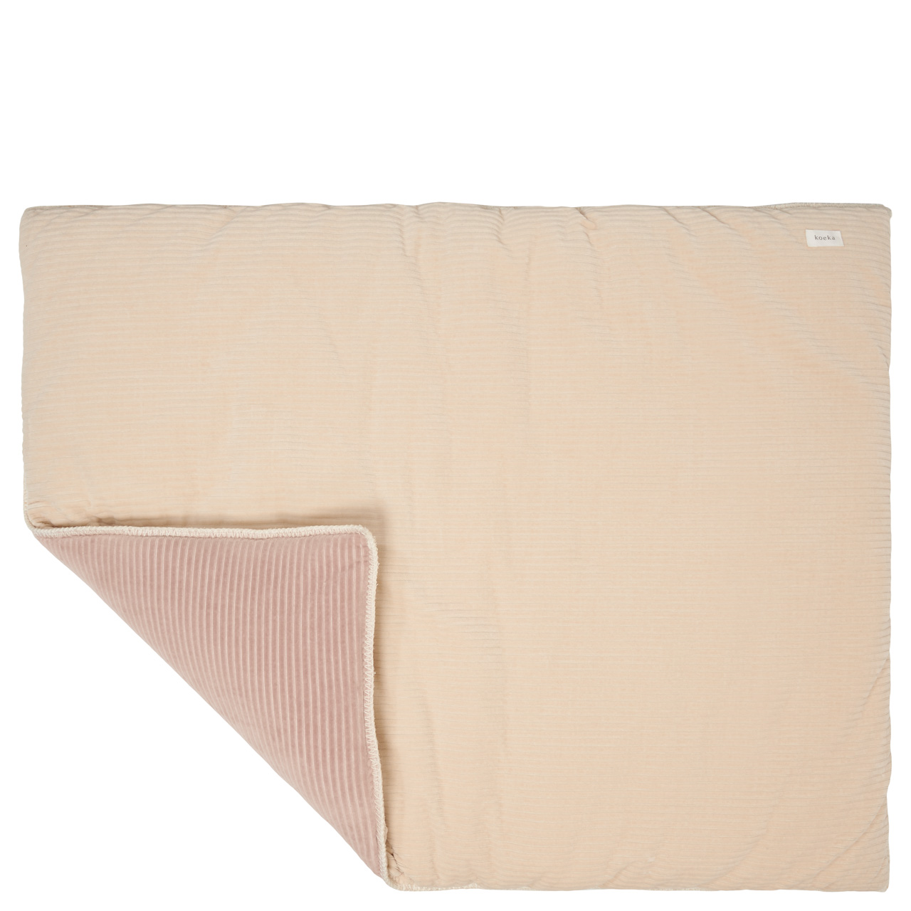 Boxkleed Vik sand/grey pink