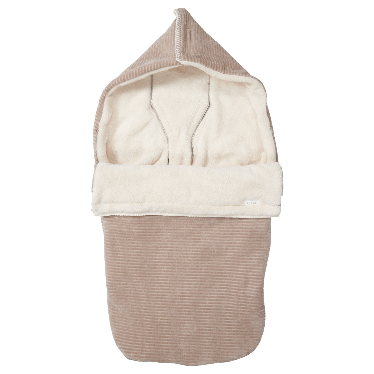 Stroller footmuff teddy Vik clay