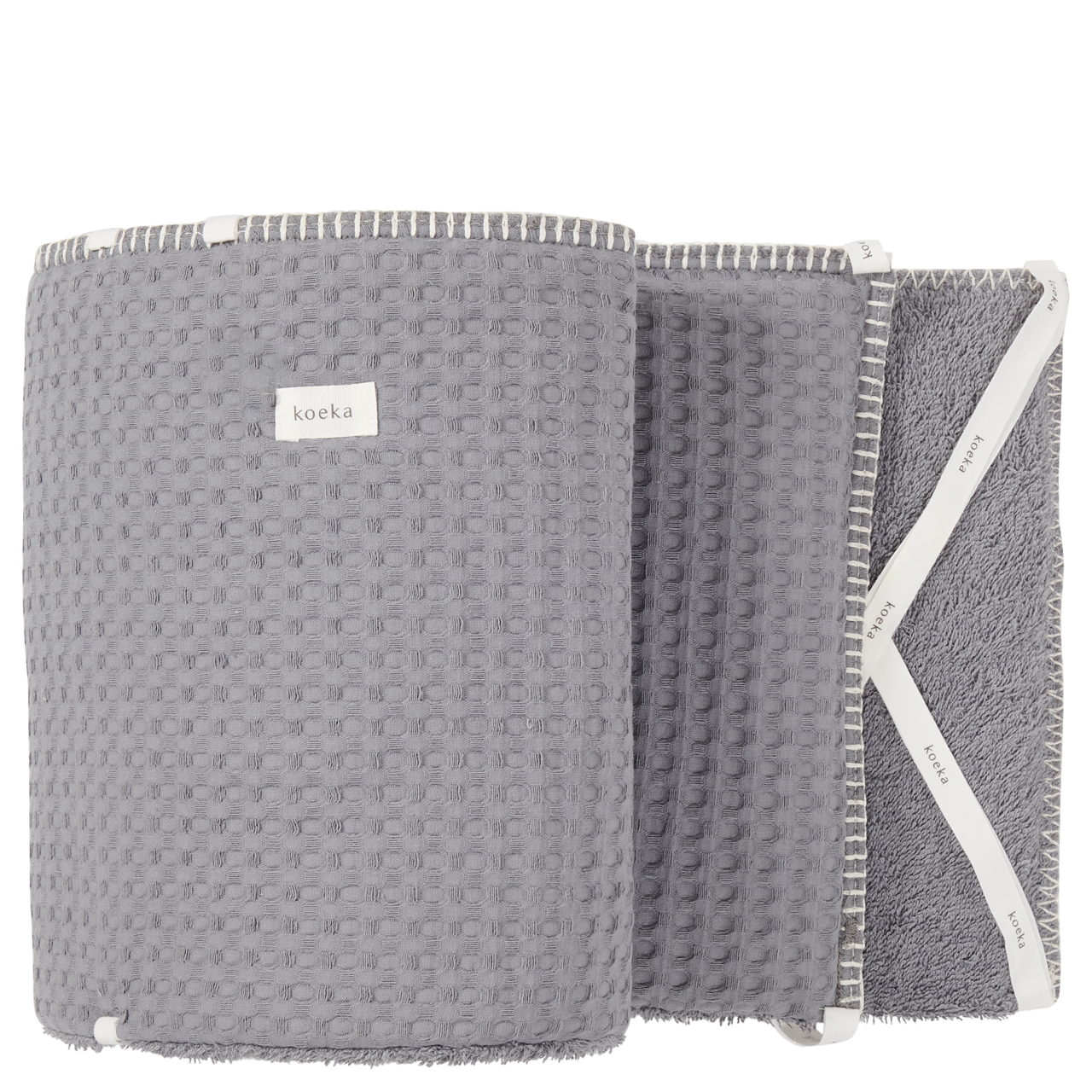 Play pen - / Cot bumper Amsterdam steel grey