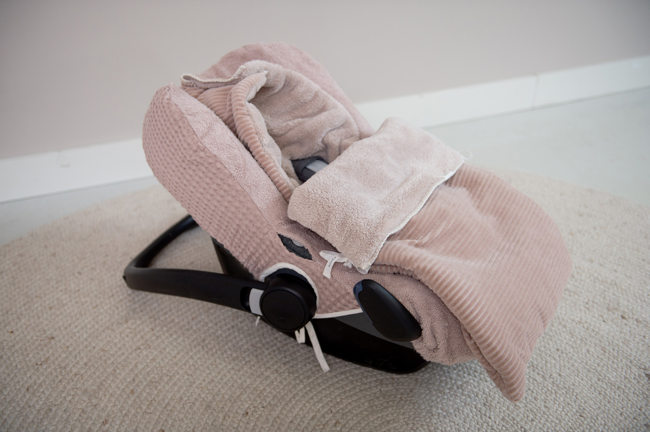 Voetenzak 0+ 3/5 Punts Teddy Vik grey pink