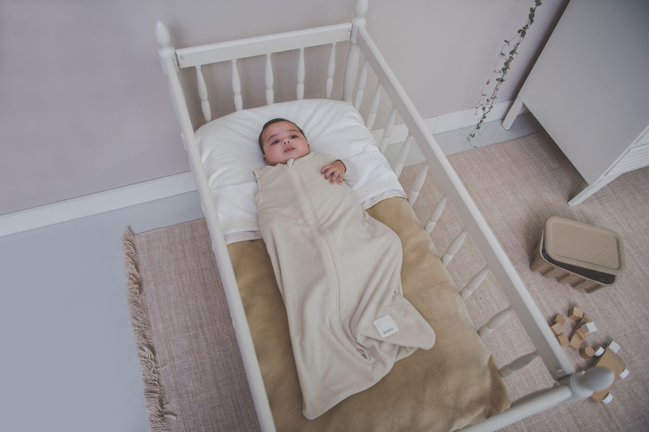 Swaddle sleeping bag Royan warm white