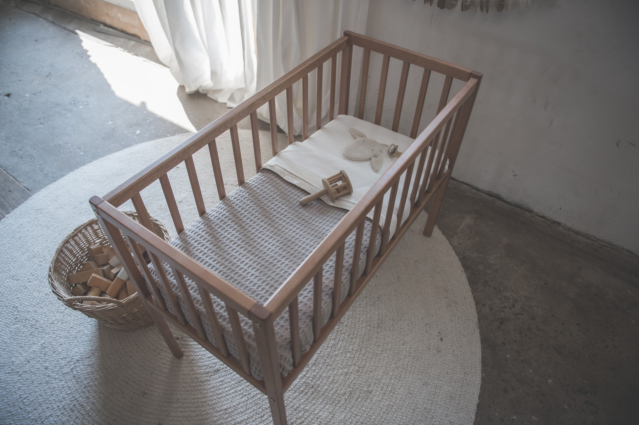 Bassinet blanket teddy Oslo clay