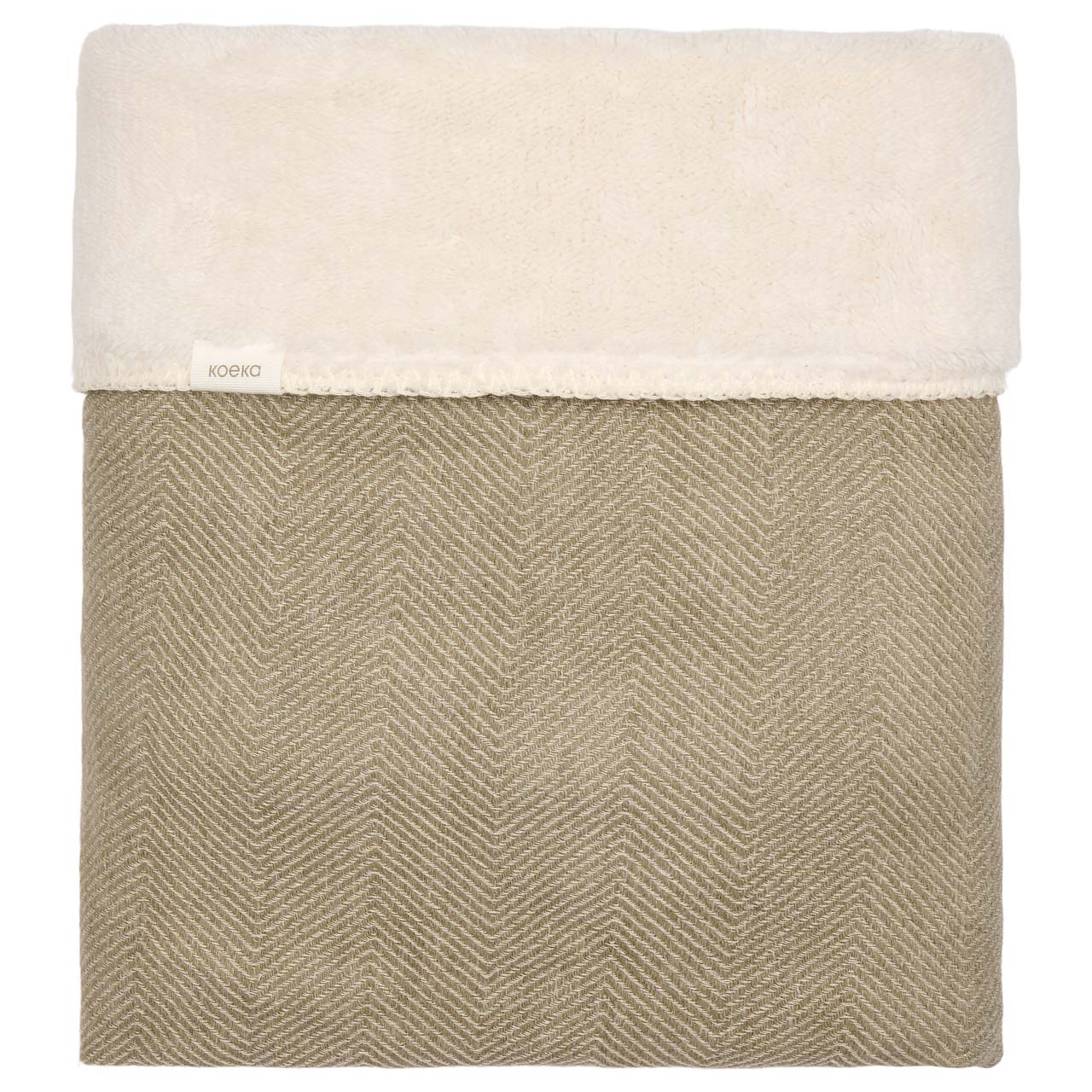 Cot blanket teddy Montreal moss
