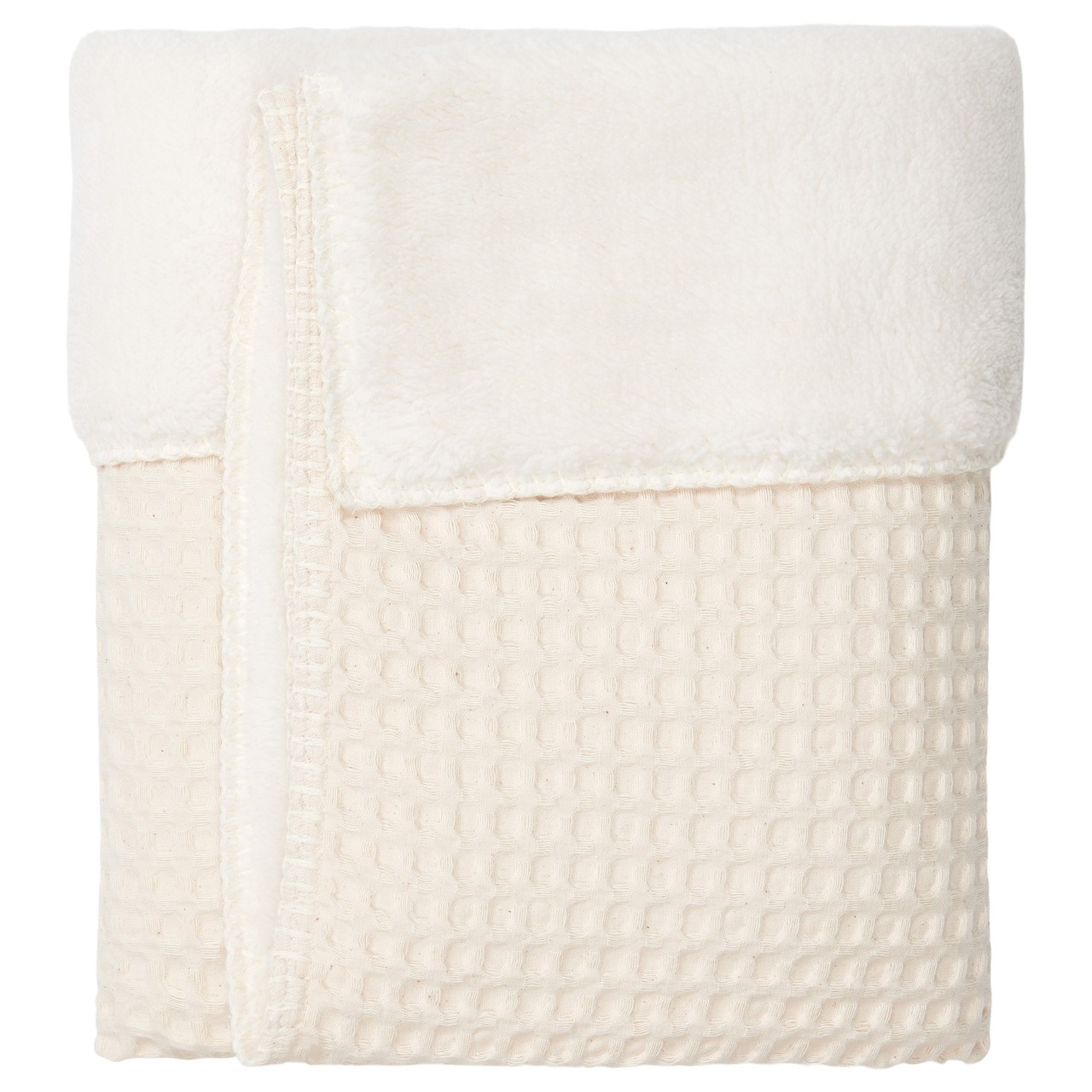 Single bed blanket teddy Oslo natural/pebble